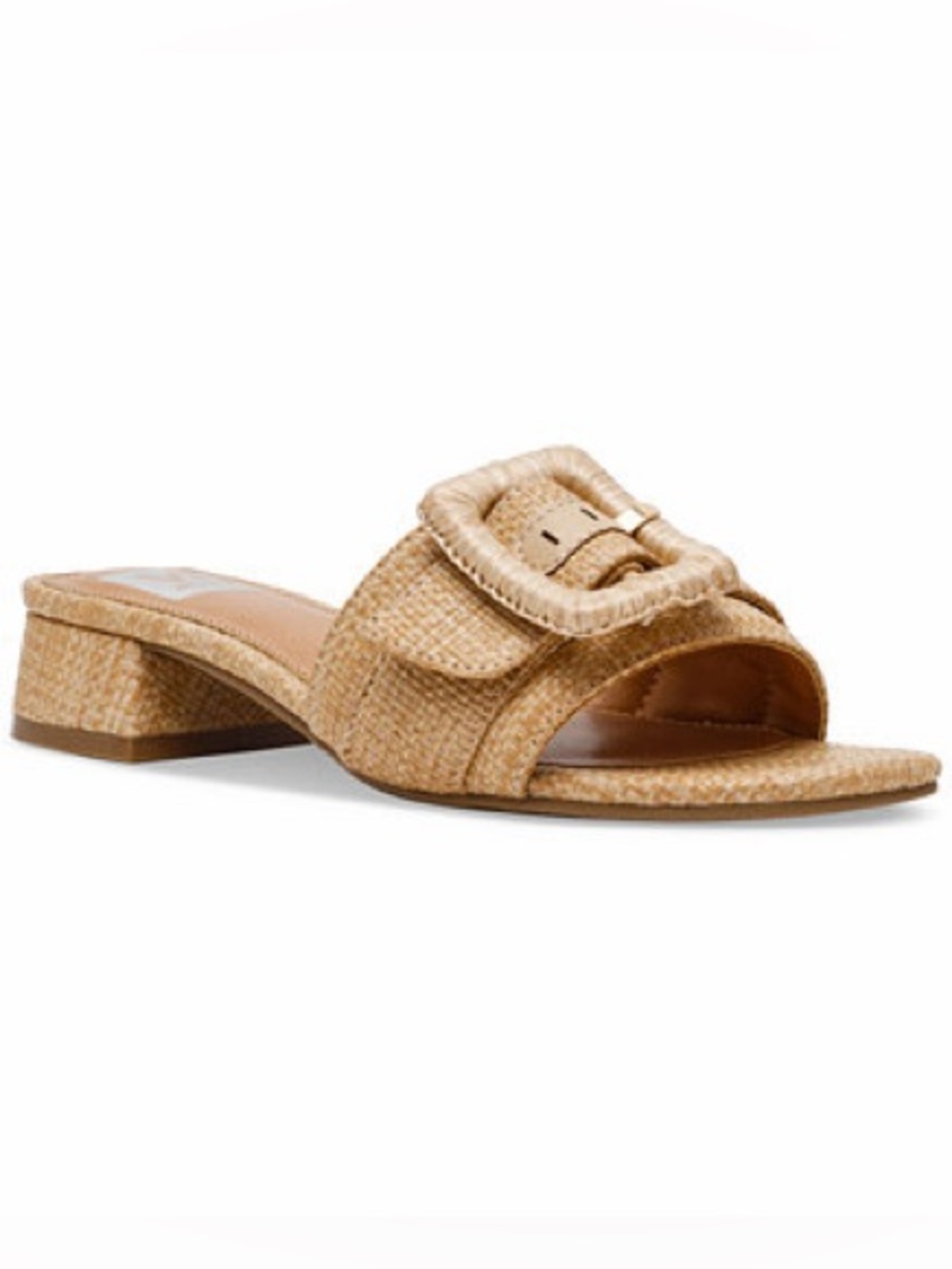 DV Dolce Vita Nayte Block-Heel Buckle Slide Sandals Size 8